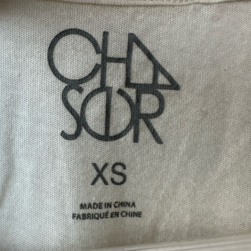 CHASER - Vinyl is Forever - Short Sleeve Crew Neck Graphic T-Shirt - Cream - XS - Picture 7 of 8
